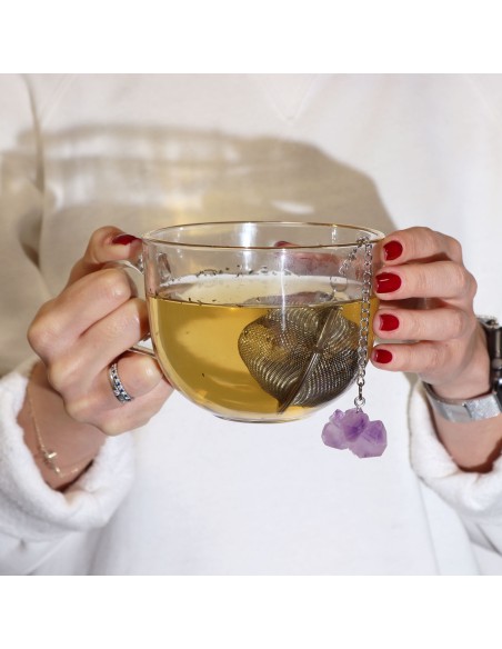 Infuseur à thé en pierres naturelles – Mookaïte