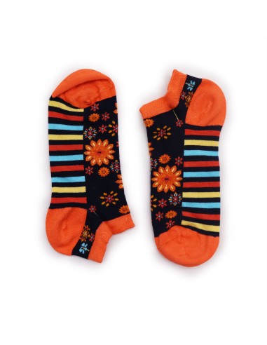 Chaussettes basses en bambou Hop Hare – Fleurs mandala (S/M)