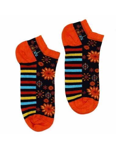 Chaussettes basses en bambou Hop Hare – Fleurs mandala (S/M)