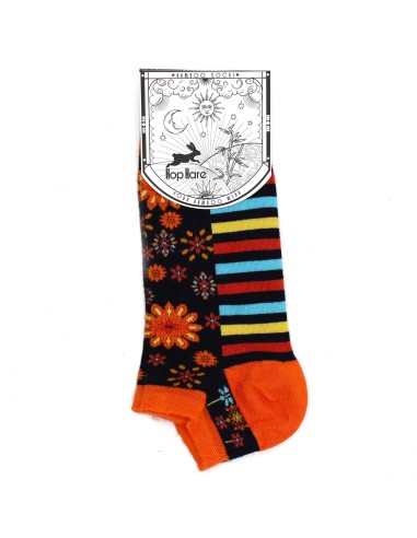 Chaussettes basses en bambou Hop Hare – Fleurs mandala (S/M)