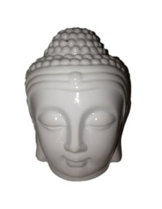 Brûle-parfum décoratif – Bouddha blanc zen