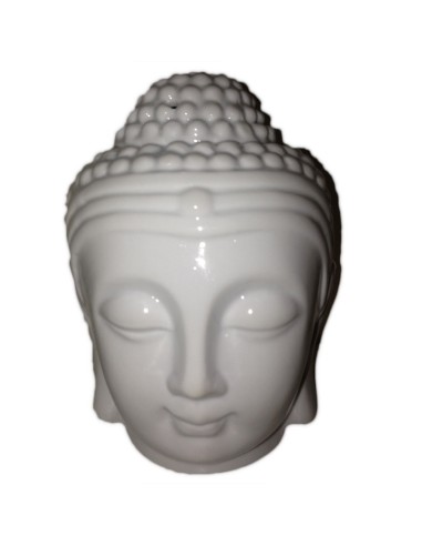 Brûle-parfum décoratif – Bouddha blanc zen