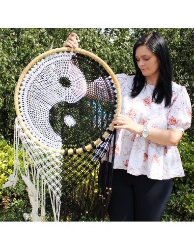 Attrape-rêves Yin & Yang XXL – Équilibre sacré