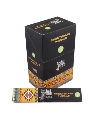 Encens Tribal Soul - Herbe Sweet + Cèdre