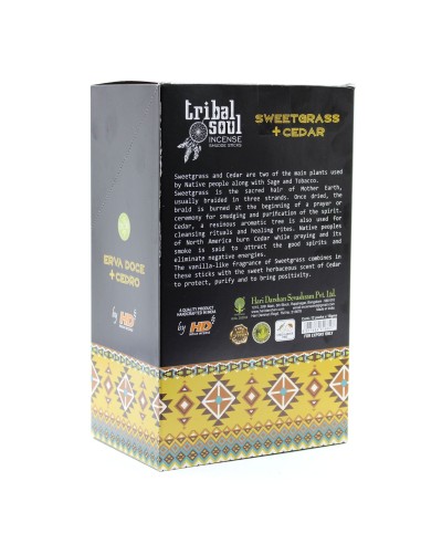 Encens Tribal Soul - Herbe Sweet + Cèdre