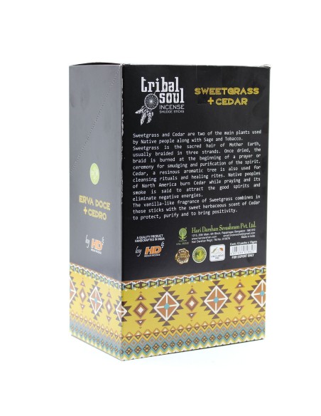 Encens Tribal Soul - Herbe Sweet + Cèdre