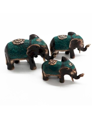 Trio d’éléphants porte-chance – Harmonie joyeuse