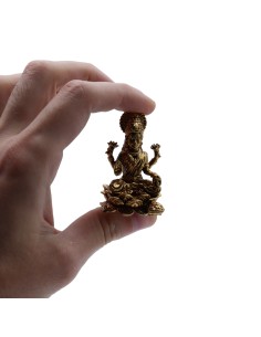 Statuette Lakshmi en laiton – Abondance douce