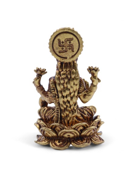 Statuette Lakshmi en laiton – Abondance douce