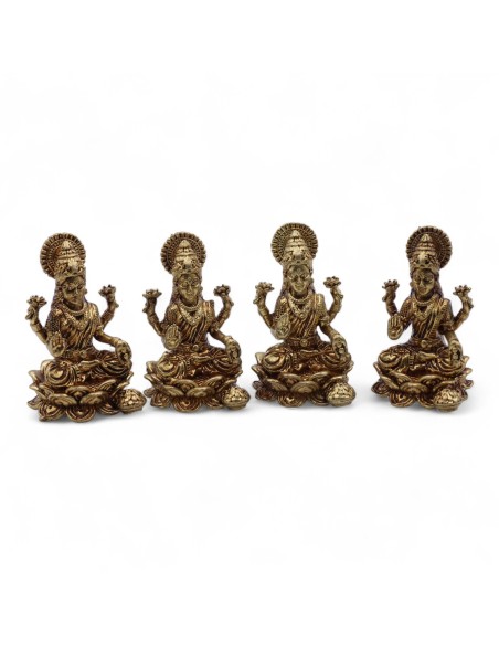 Statuette Lakshmi en laiton – Abondance douce