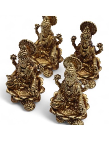 Statuette Lakshmi en laiton – Abondance douce