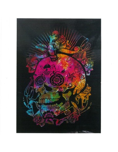 Tapisserie murale coton - Jour des morts 78×112 cm
