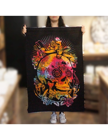 Tapisserie murale coton - Jour des morts 78×112 cm