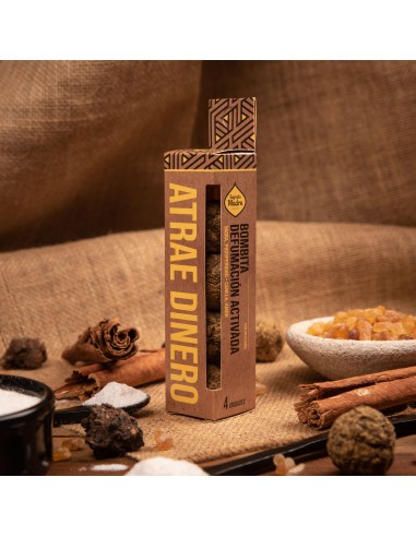 Boîte 4 pastilles d’encens - Attire l’argent
