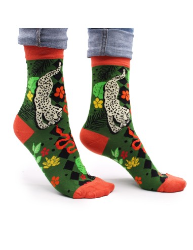 Chaussettes en bambou Hop Hare – Jungle de Bali (S/M)