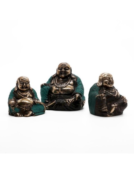Trio de Bouddhas heureux – Joie et sérénité