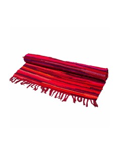 Petit tapis chiffon premium – Rose vibrant