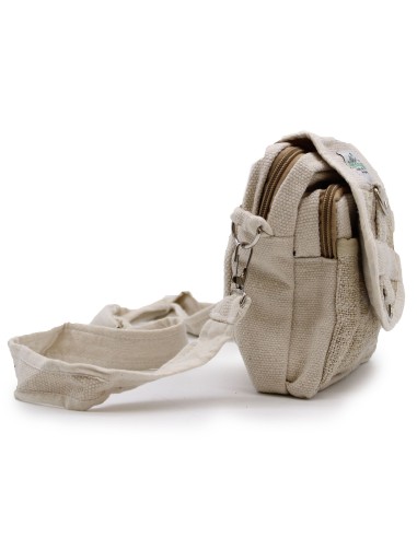 Sac bandoulière body?cross en chanvre & coton – Naturel