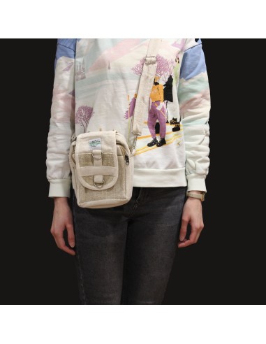 Sac bandoulière body?cross en chanvre & coton – Naturel