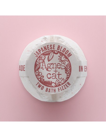 Agnes + Cat – Pastille de bain effervescente «Floraison japonaise»