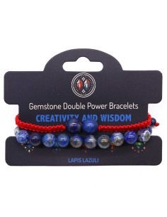 Bracelet double énergie en sodalite – Vérité