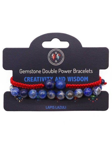 Bracelet double énergie en sodalite – Vérité