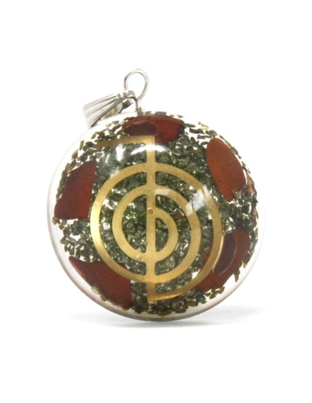 Pendentif orgonite cúpula – Pouvoir symbolique