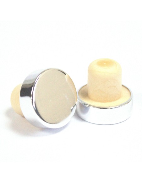 Bouchon pour flacon diffuseur – Finition argent (2,2cm)