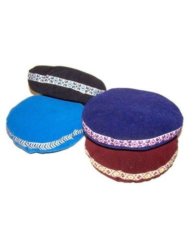 Coussin en velours pour petit bol tibétain