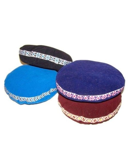 Coussin en velours pour petit bol tibétain