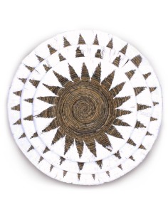 Bols décoratifs en algues marines – Crème zen