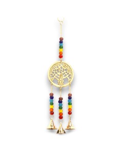 Clochettes indiennes Arbre de Vie & chakras – Rituel zen