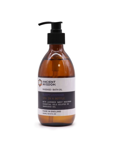 Huile aromatique massage & bain – Lavande somnolente zen