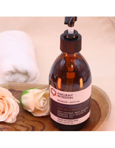 Huile aromatique massage & bain – Lavande somnolente zen