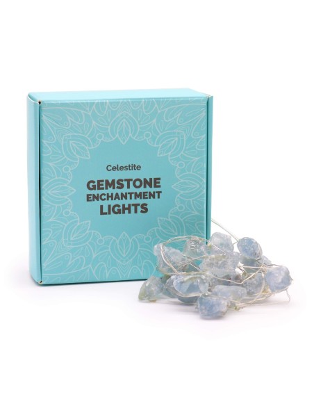 Guirlande lumineuse – Pierres de célestite
