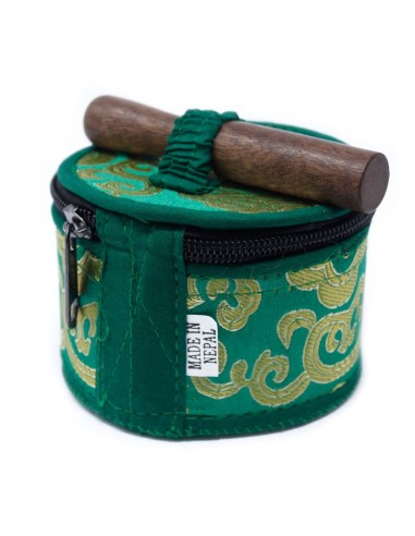 Mini bol tibétain – Coffret cadeau vert zen