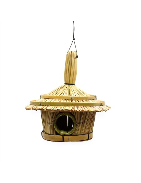 Petite boîte ronde pour oiseaux 17×17 cm