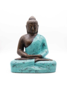 Bouddha classique turquoise – Paix ancrée