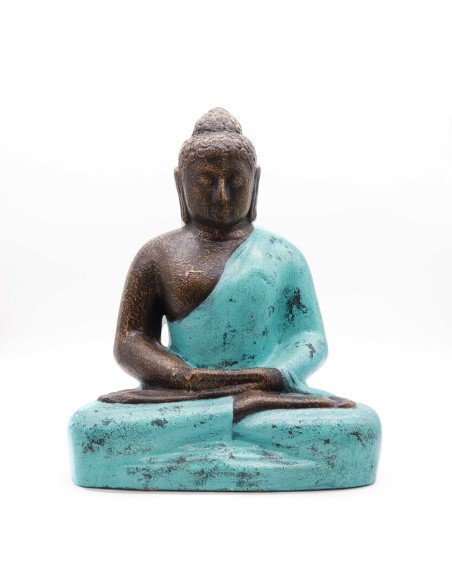 Bouddha classique turquoise – Paix ancrée