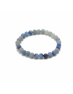 Bracelet manifestation en agate dentelle bleue – Indépendance