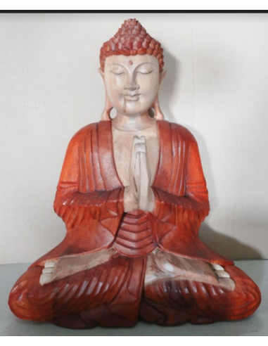 Statue de Bouddha sculptée – Accueil bienveillant