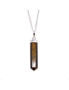 Pendentif pointe classique en œil de tigre – Assurance