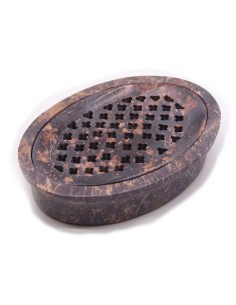 Porte-savon et égouttoir en stéatite – Ovale classique