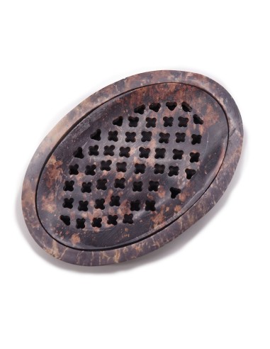 Porte-savon et égouttoir en stéatite – Ovale classique