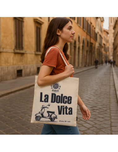 Sac cabas iconique en coton – «?La Dolce Vita?»