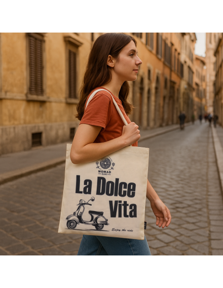 Sac cabas iconique en coton – «?La Dolce Vita?»