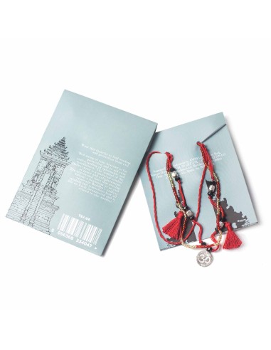 Bracelet temple en corde – Sagesse infinie