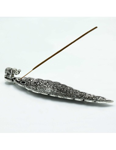profitez-en long Éléphant en aluminium poli 20 cm