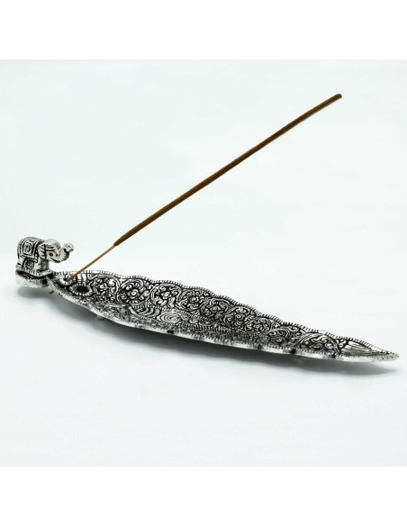 profitez-en long Éléphant en aluminium poli 20 cm