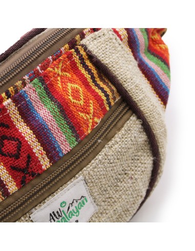 Sac banane en chanvre & coton – Motifs assortis